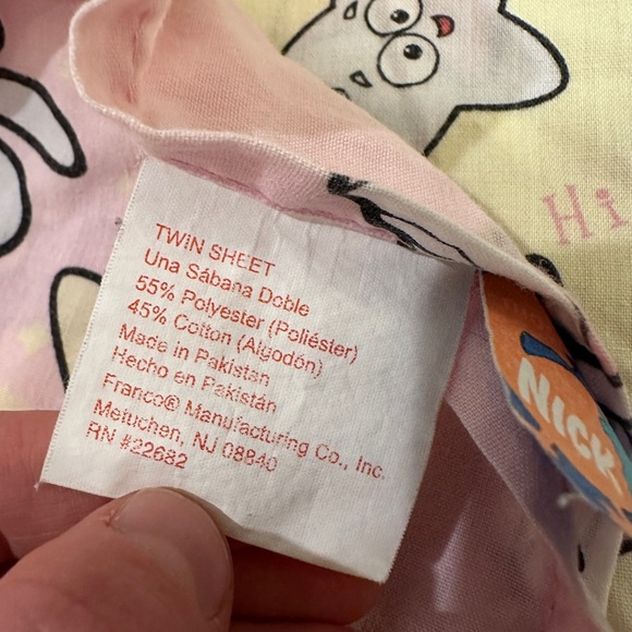 Vintage 2003 Viacom Nickelodeon Dora The Explorer Twin Flat Sheet Kids Bedding - Picture 4 of 6